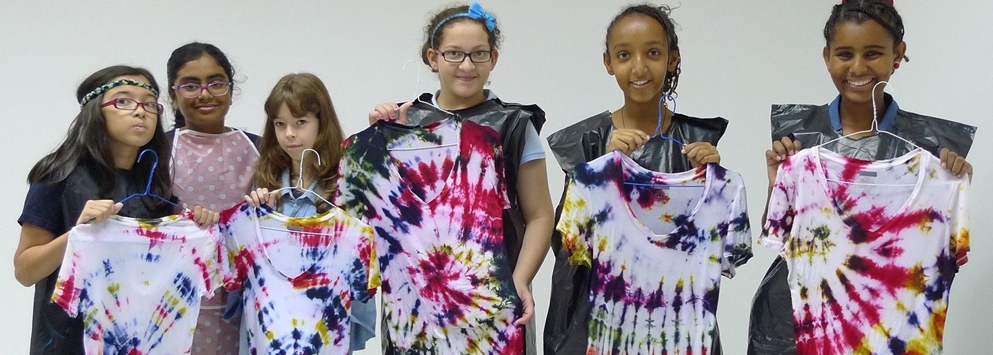 Kids Fashion Summer Workshop - tie dye creations